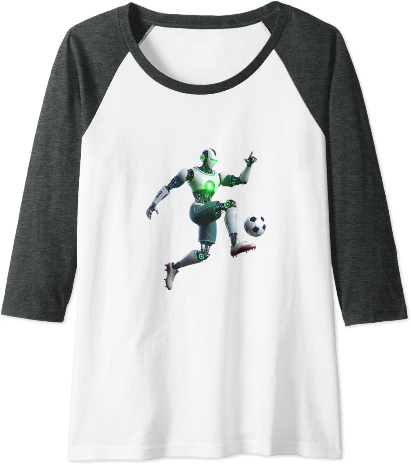 Football Raglan, black