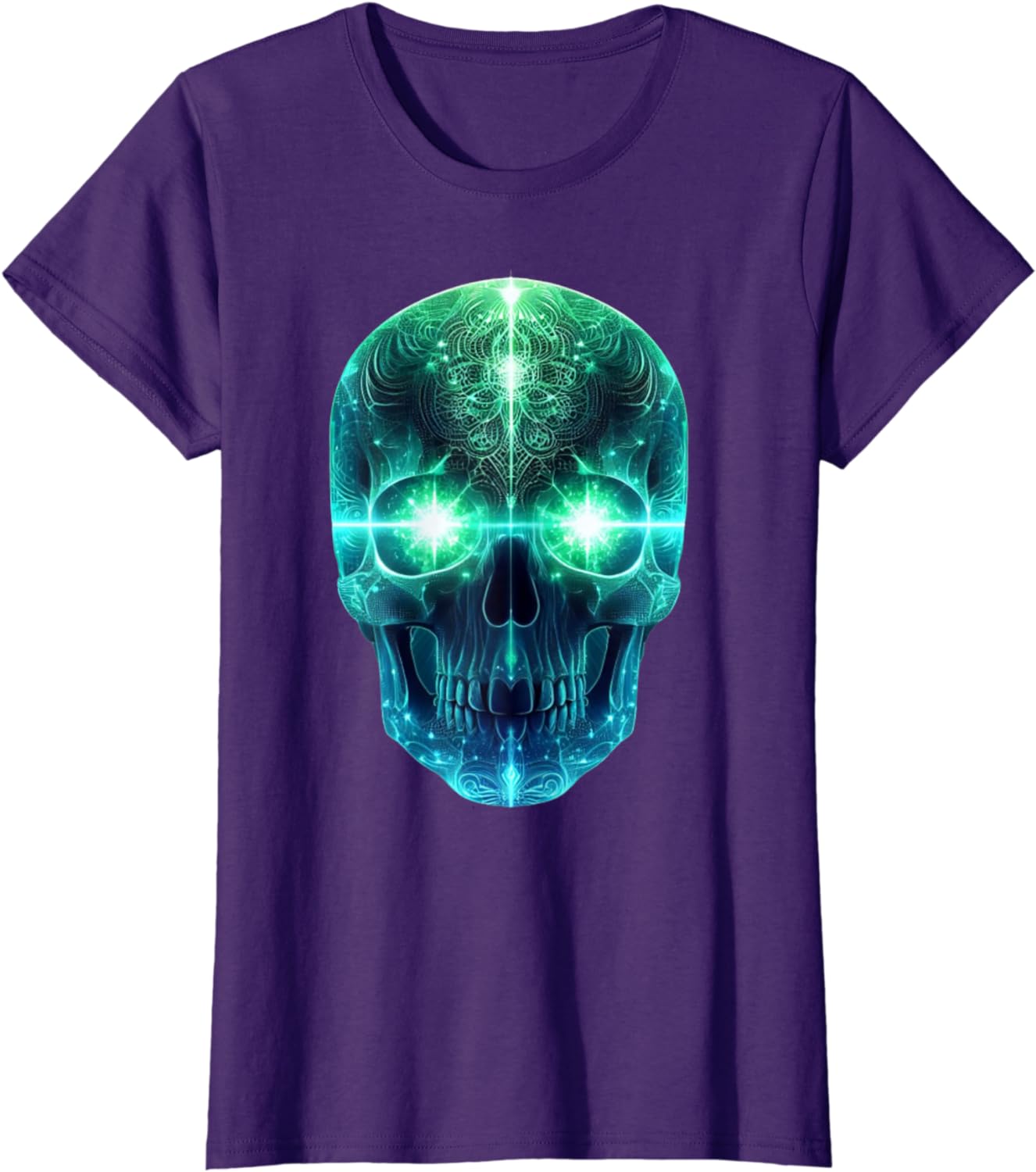 Luminous Head T-Shirt for Men, Women and Children, black
