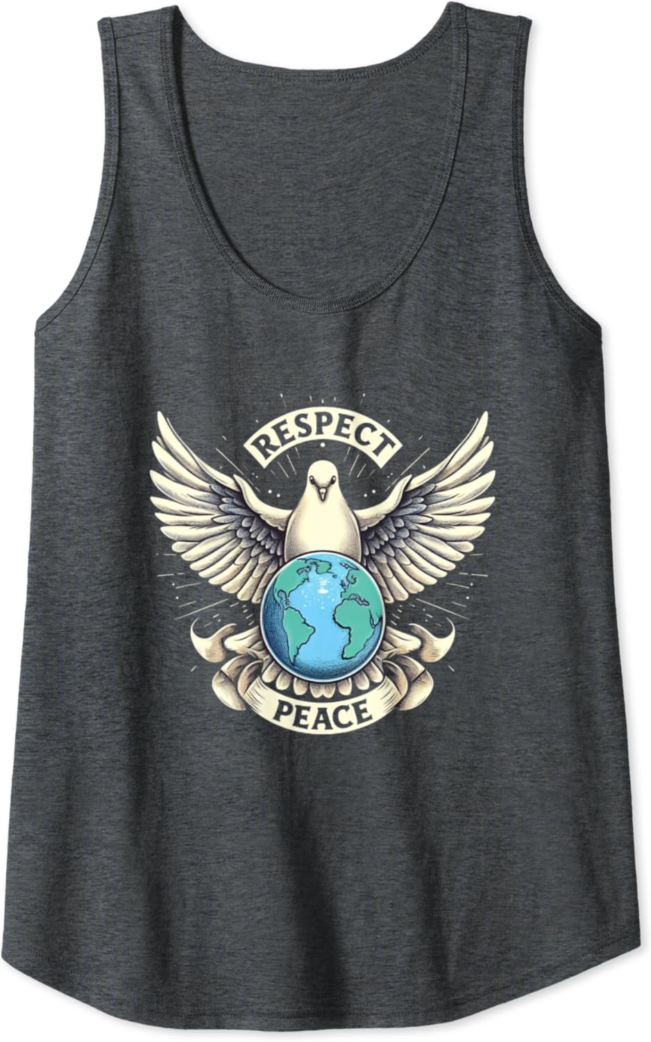 Respekt und Frieden auf der Erde Tank Top