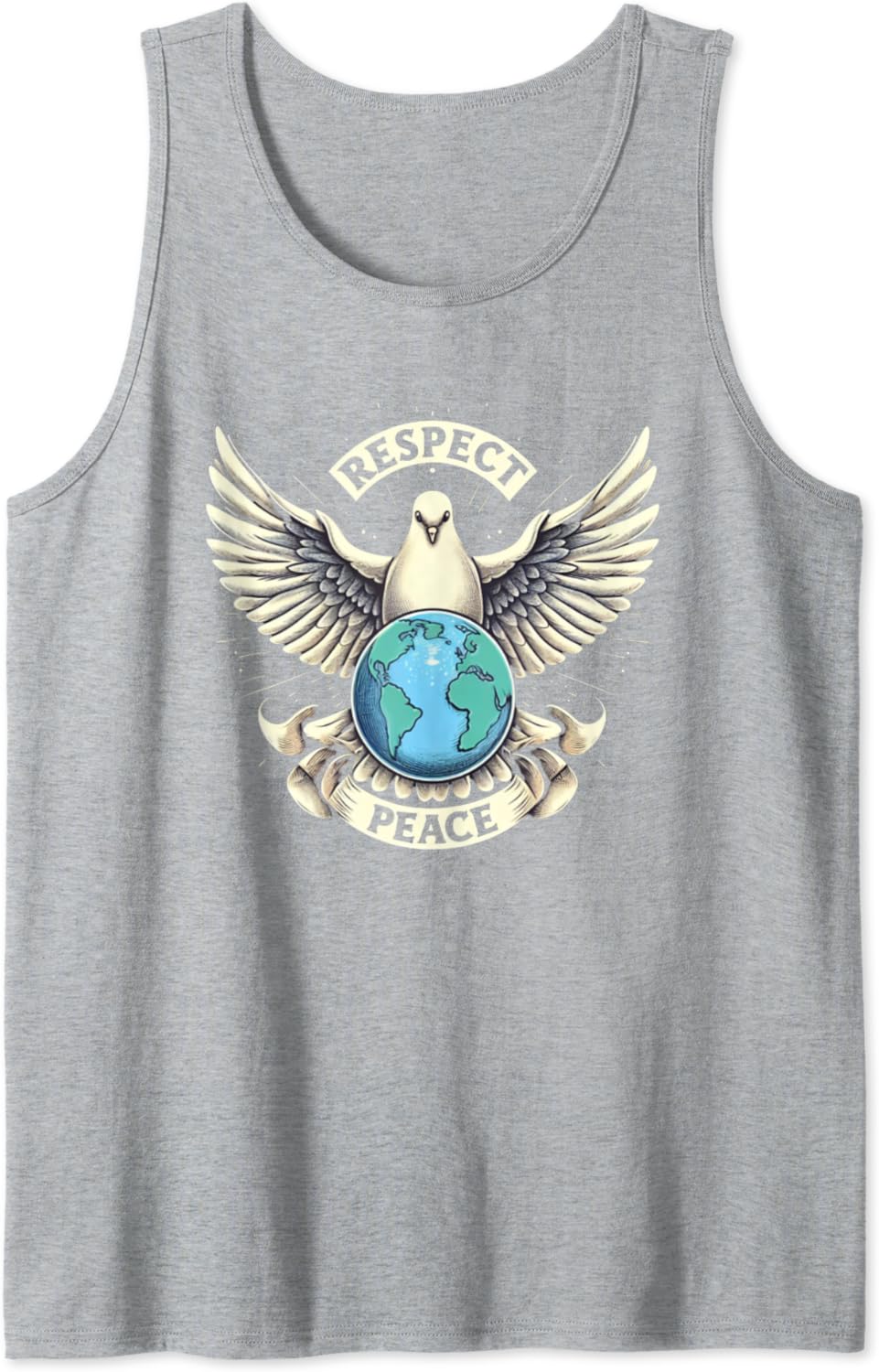 Respekt und Frieden auf der Erde Tank Top