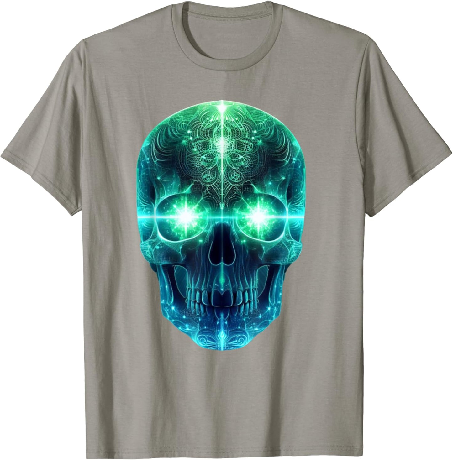 Luminous Head T-Shirt for Men, Women and Children, black