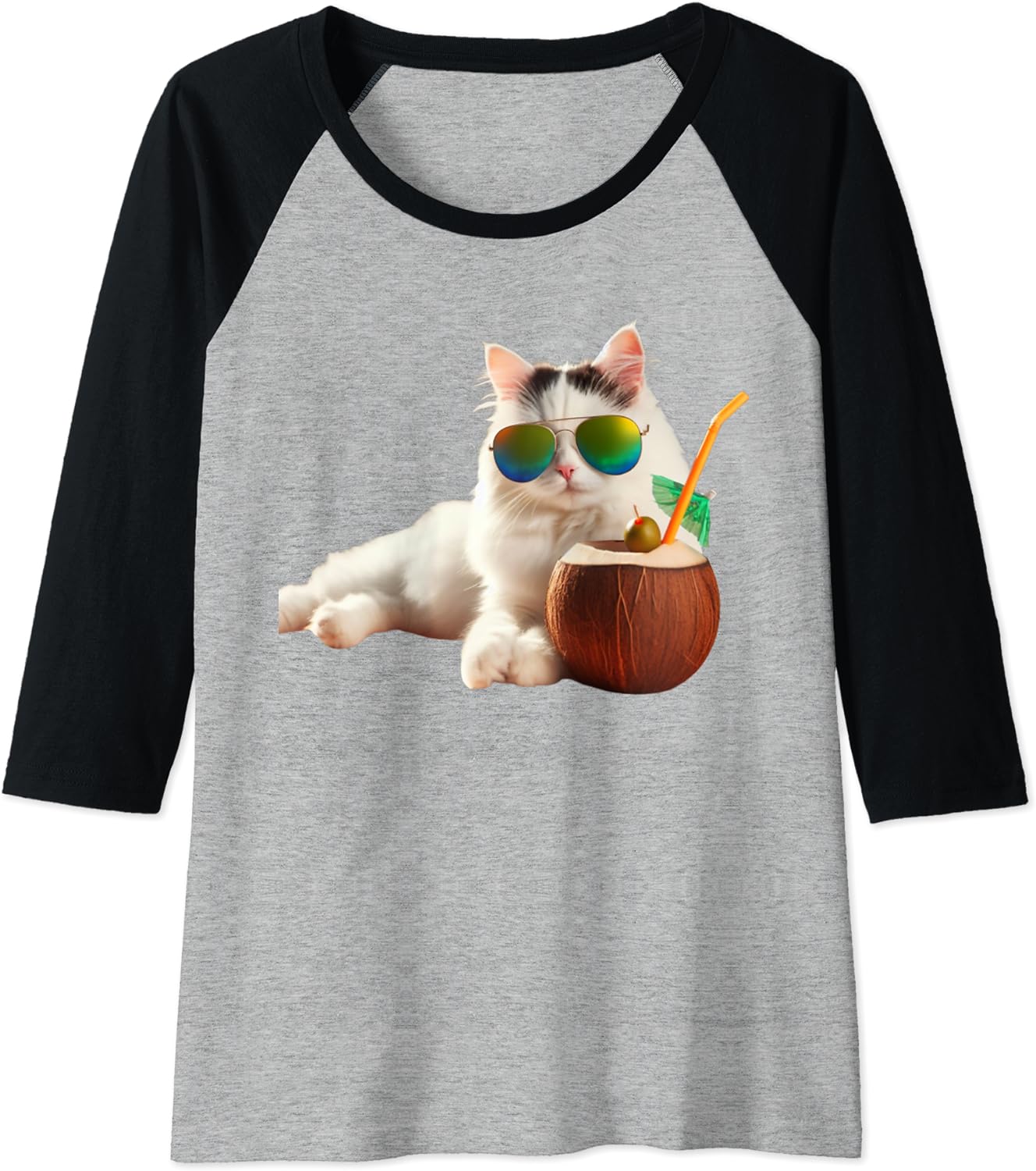Coole Katze Raglan