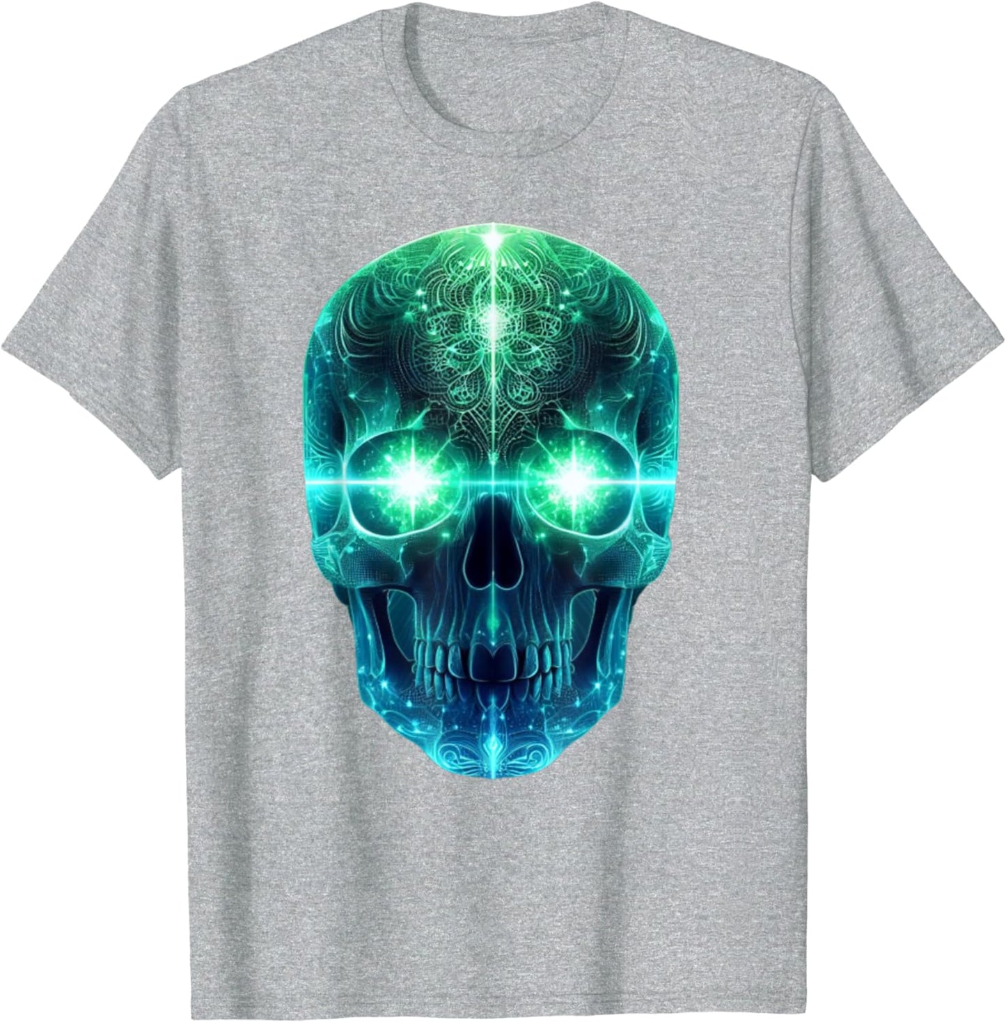 Luminous Head T-Shirt for Men, Women and Children, black