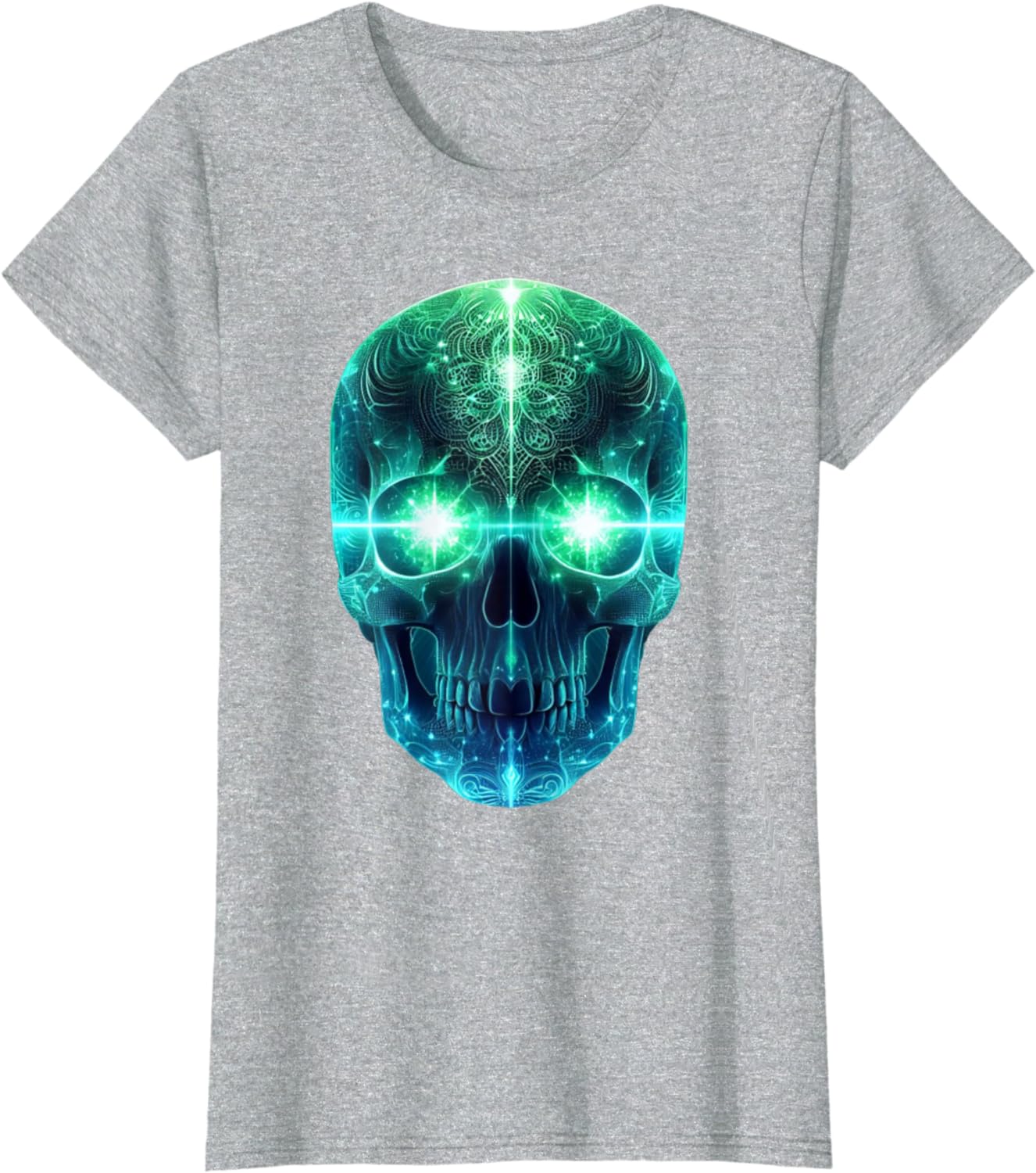 Luminous Head T-Shirt for Men, Women and Children, black