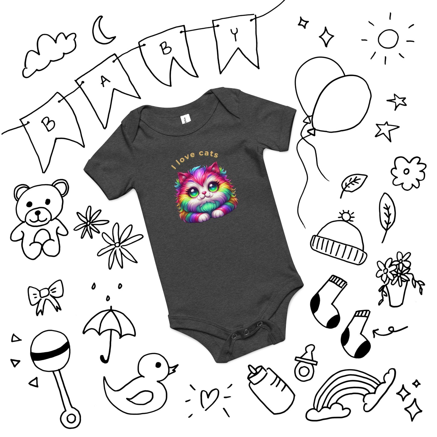 Baby short sleeve one piece