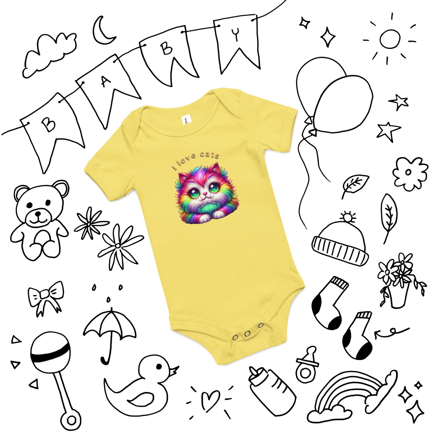 Baby short sleeve one piece