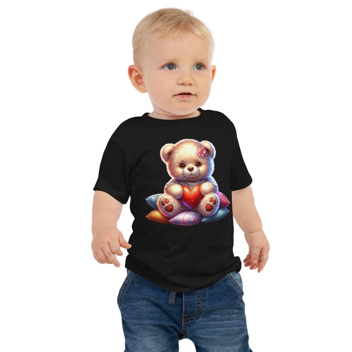 Kurzärmeliges Baby-Jersey-T-Shirt