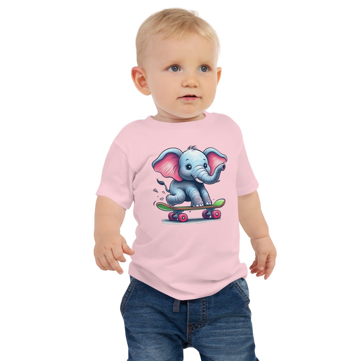 Kurzärmeliges Baby-Jersey-T-Shirt