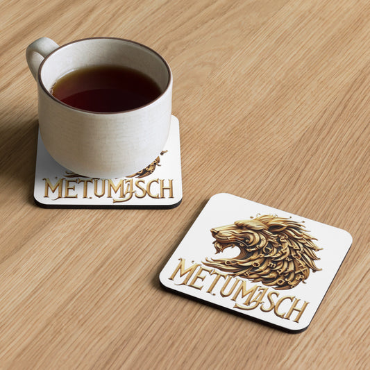 Cork-back coaster