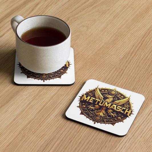 Cork-back coaster