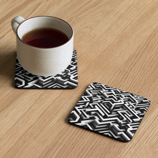 Cork-back coaster