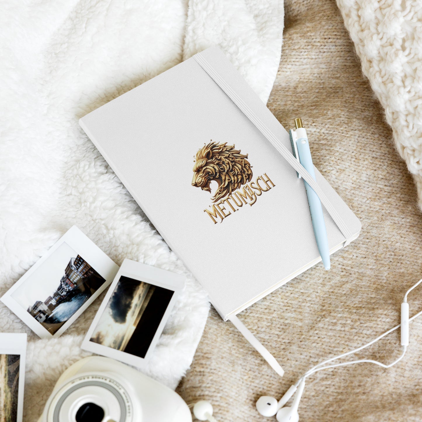 Hardcover bound notebook