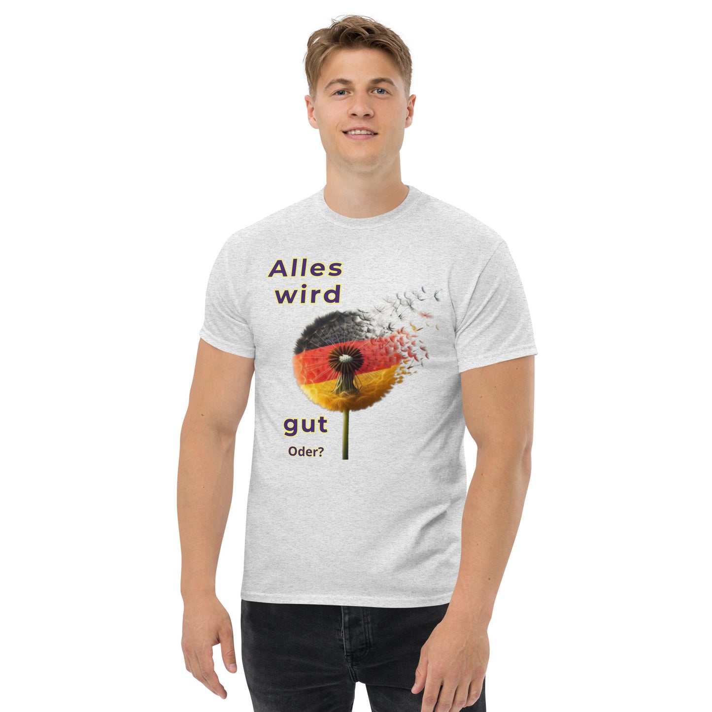 Klassisches Herren-T-Shirt, Motiv BRD