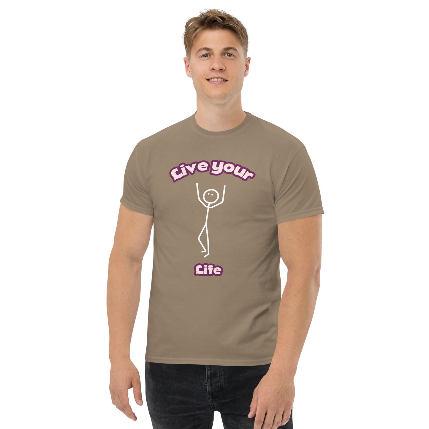 Klassisches Herren-T-Shirt