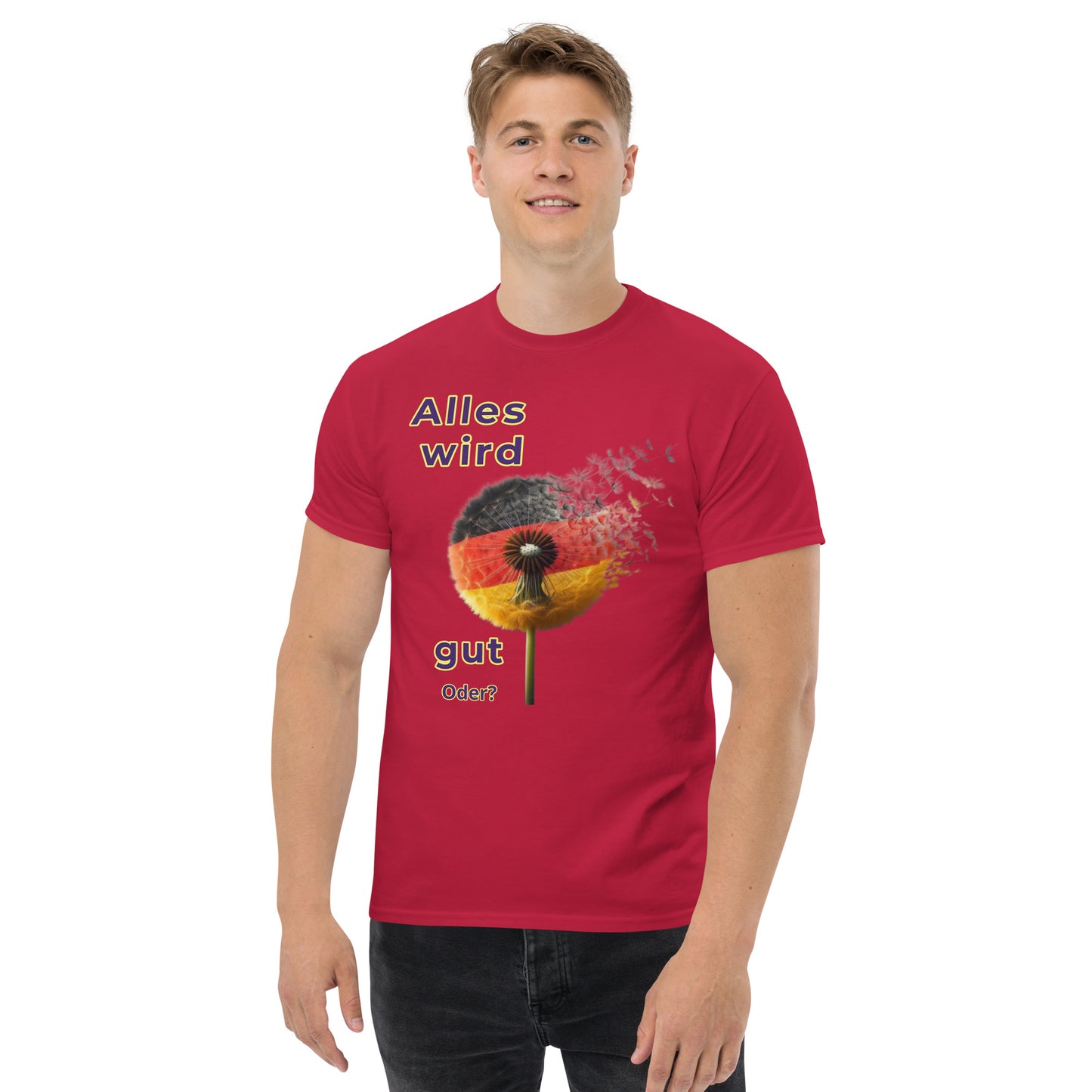 Klassisches Herren-T-Shirt, Motiv BRD