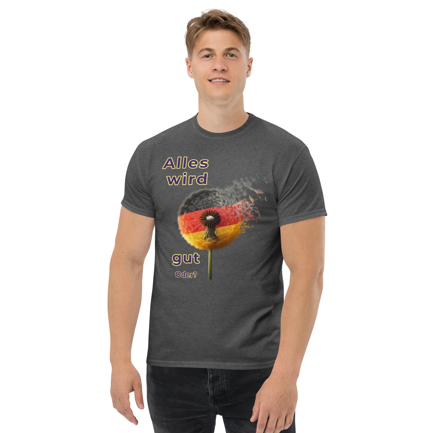 Klassisches Herren-T-Shirt, Motiv BRD