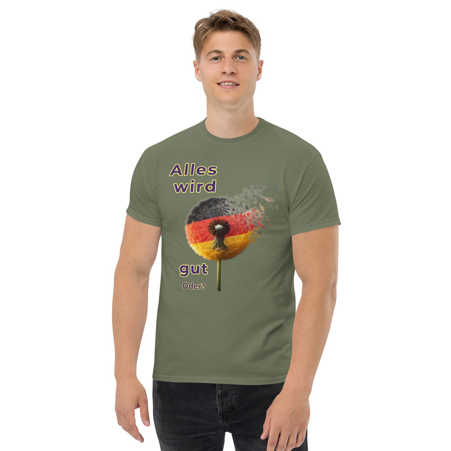 Klassisches Herren-T-Shirt, Motiv BRD