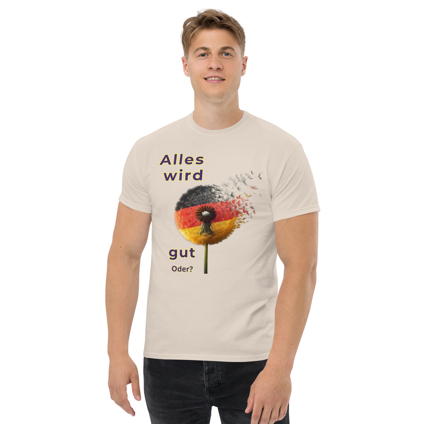 Klassisches Herren-T-Shirt, Motiv BRD