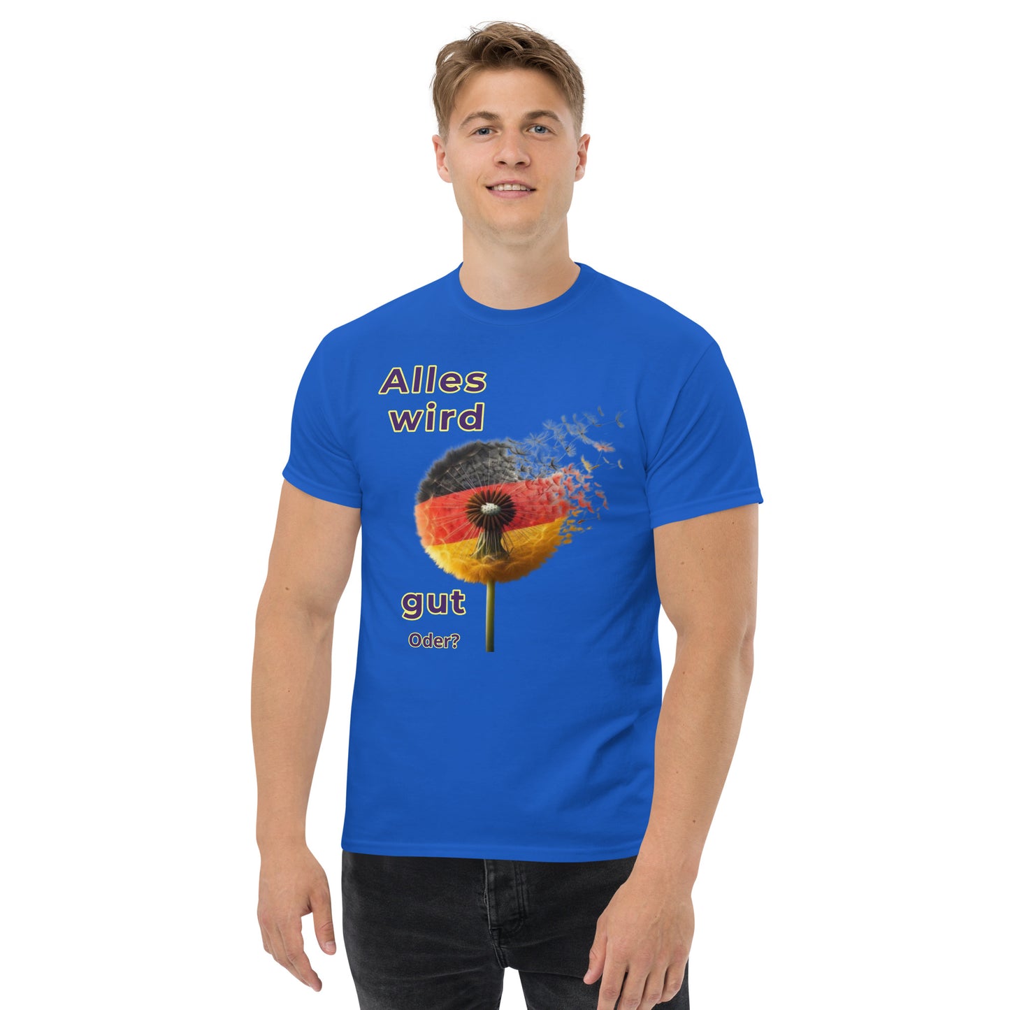 Klassisches Herren-T-Shirt, Motiv BRD