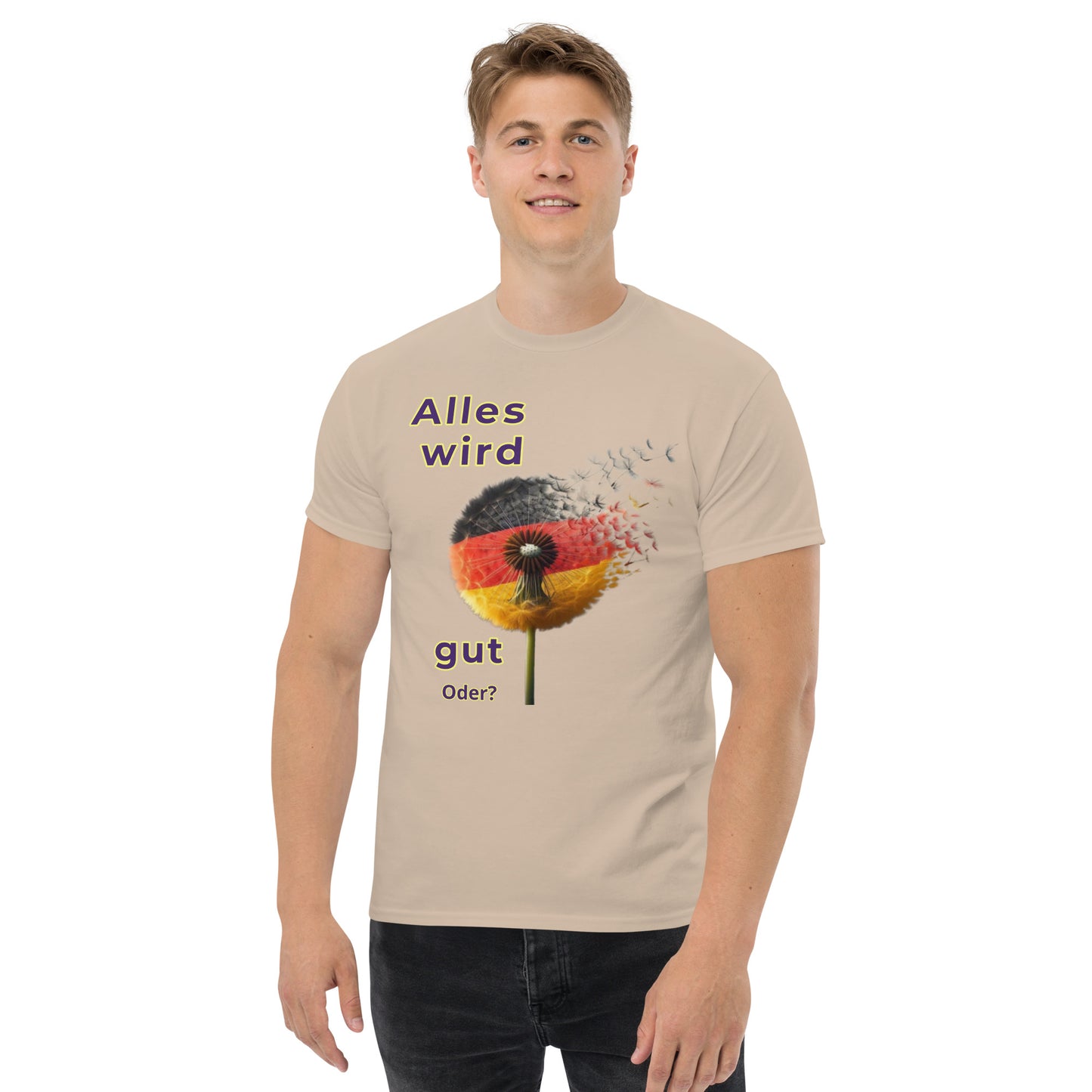 Klassisches Herren-T-Shirt, Motiv BRD
