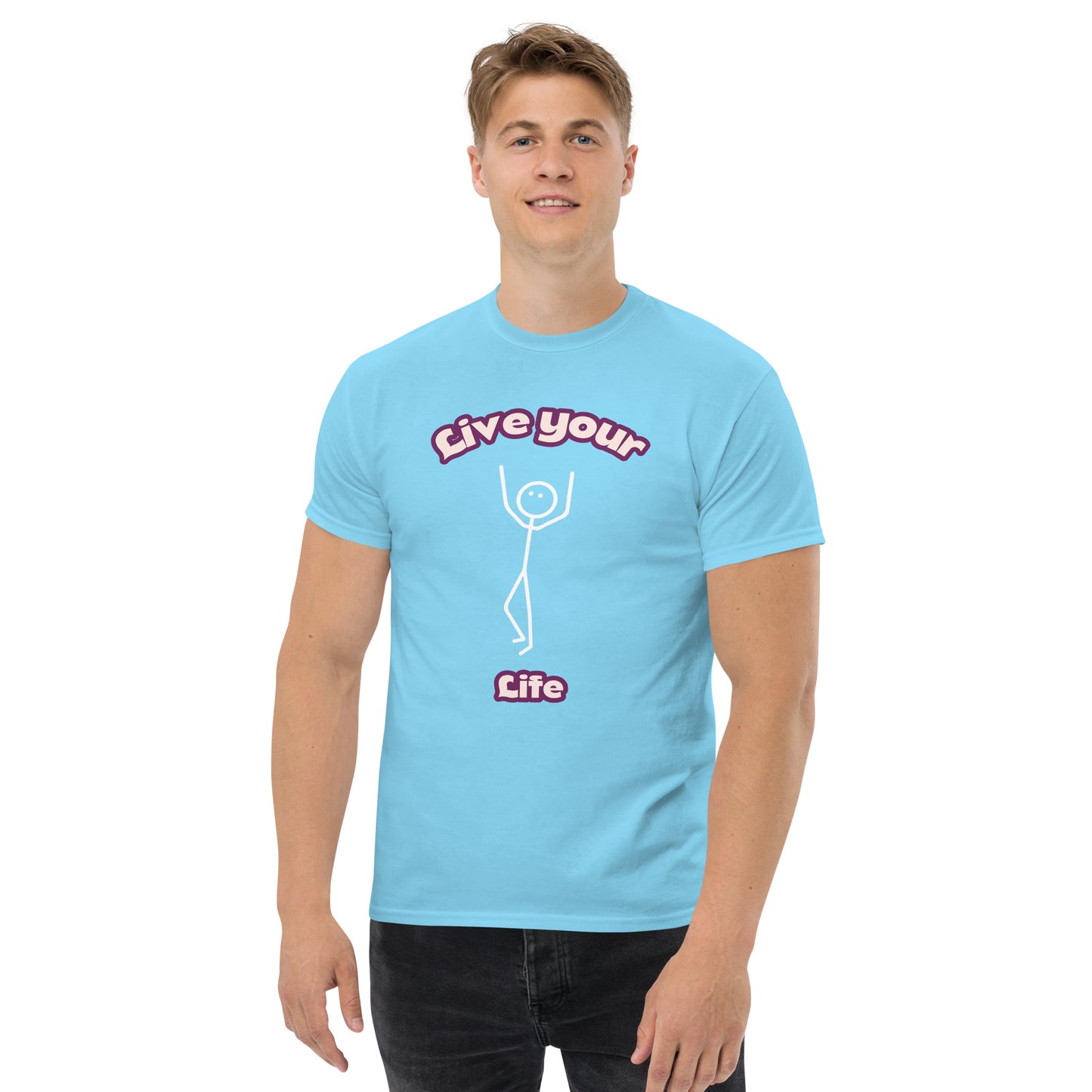 Klassisches Herren-T-Shirt