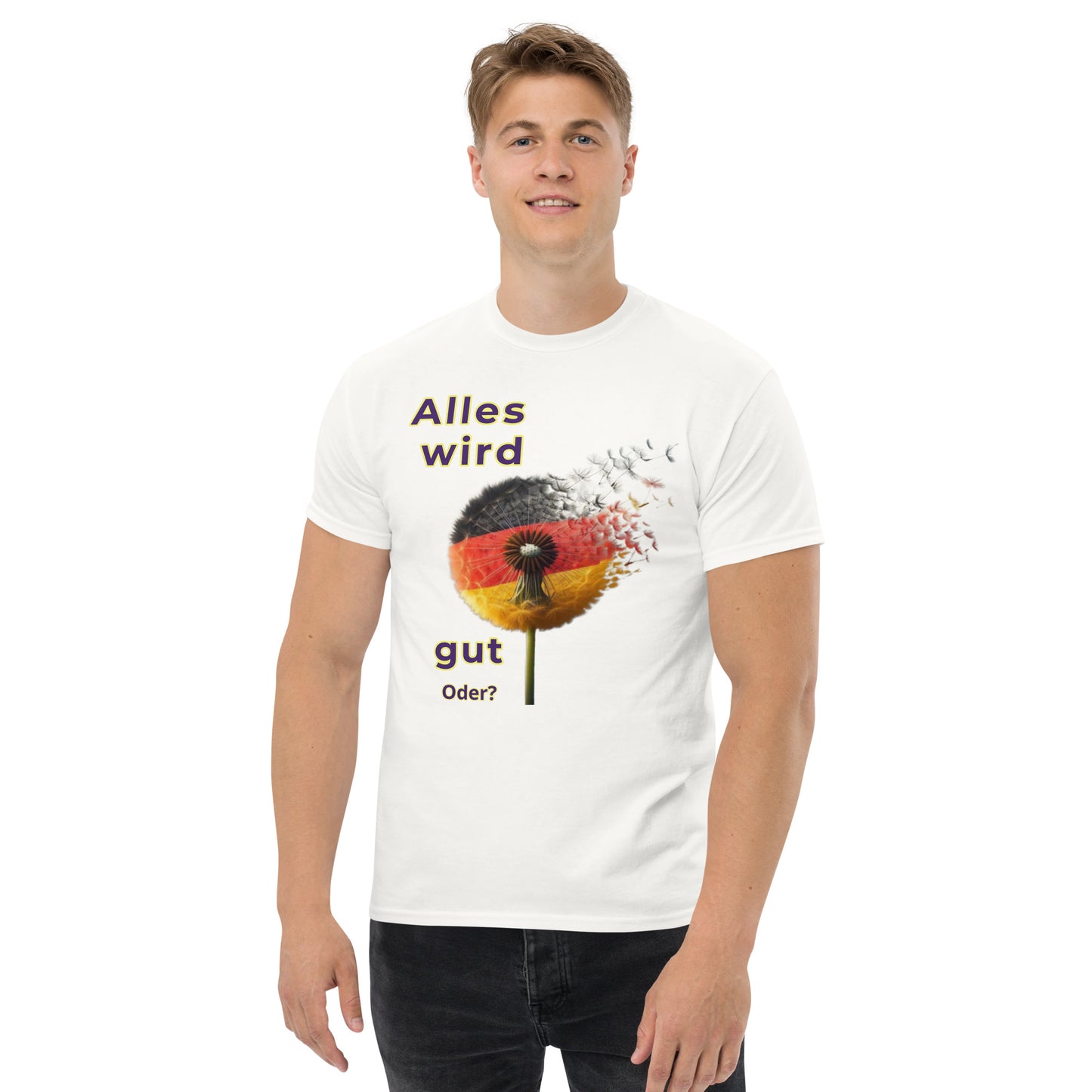 Klassisches Herren-T-Shirt, Motiv BRD