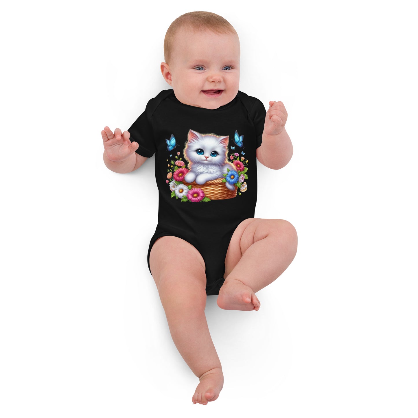 Organic cotton baby bodysuit