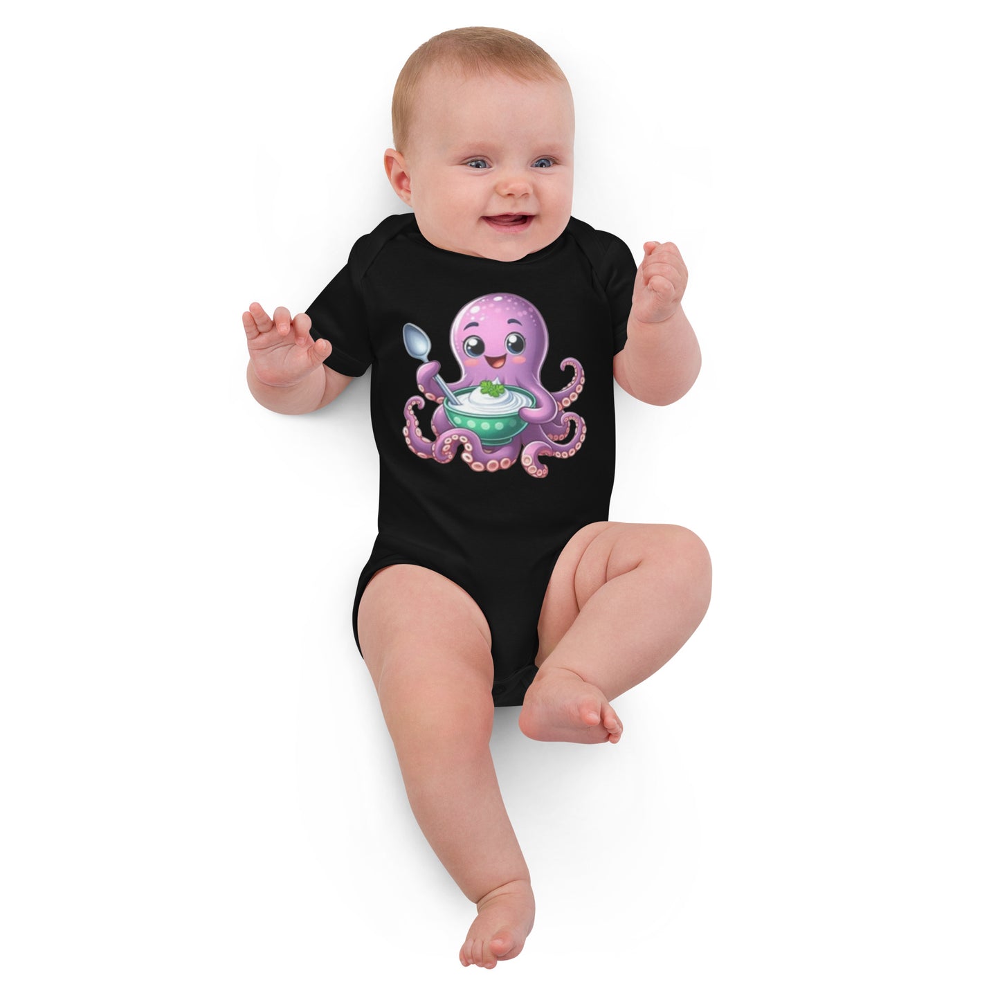 Organic cotton baby bodysuit