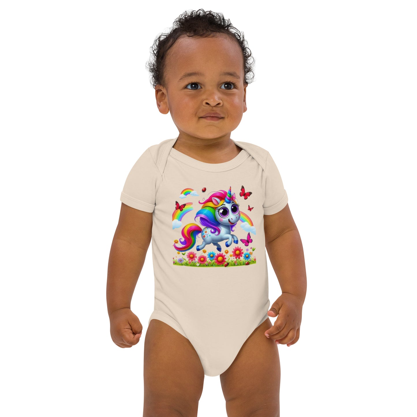 Organic cotton baby bodysuit