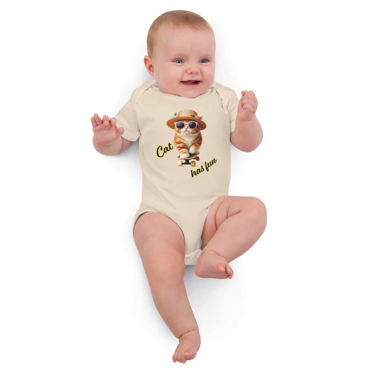 Organic cotton baby bodysuit