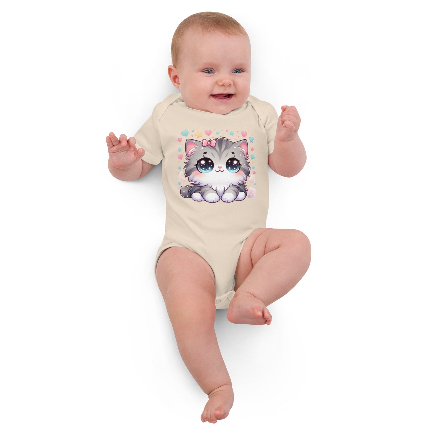Organic cotton baby bodysuit
