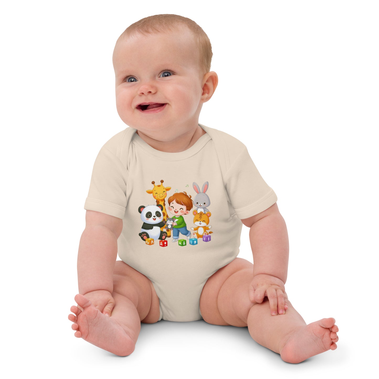 Organic cotton baby bodysuit