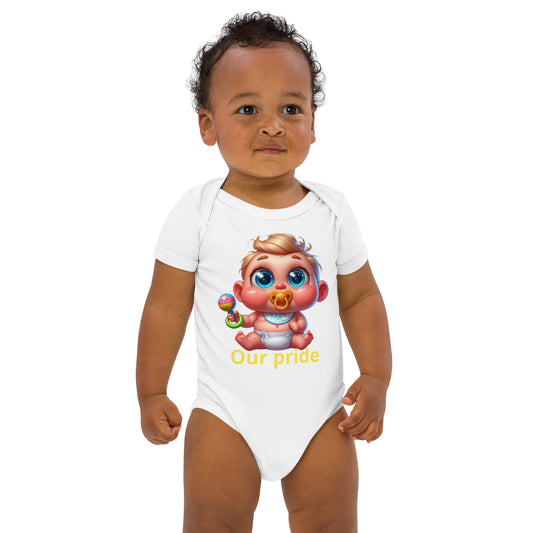 Organic cotton baby bodysuit