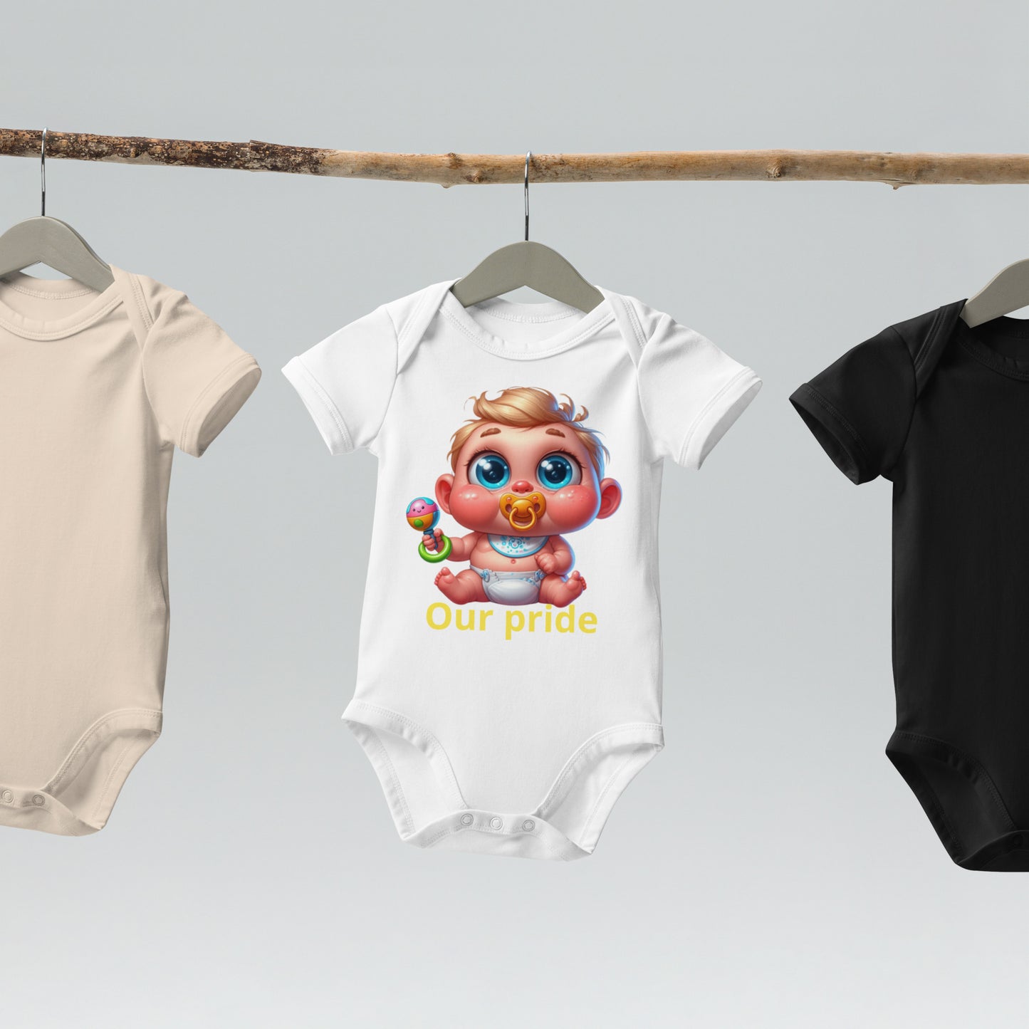 Organic cotton baby bodysuit