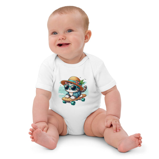 Organic cotton baby bodysuit