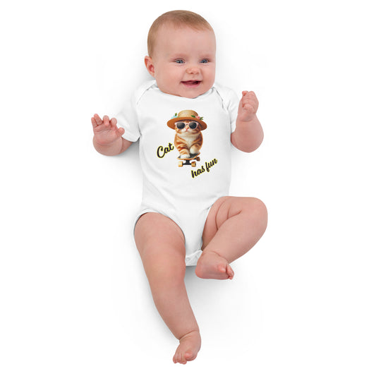 Organic cotton baby bodysuit