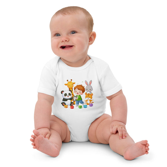 Organic cotton baby bodysuit
