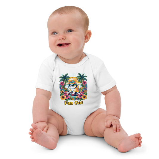Organic cotton baby bodysuit