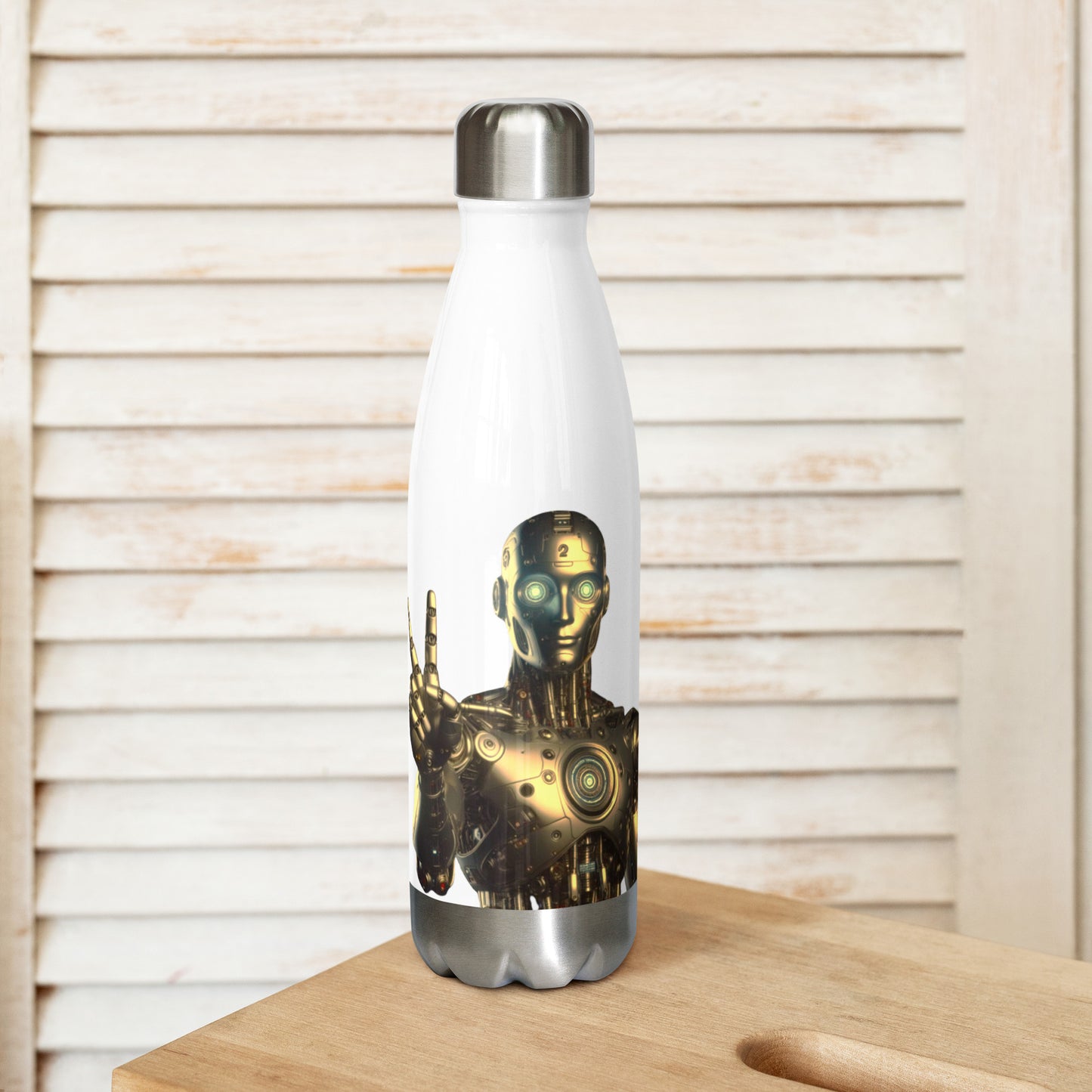 Stainless steel water bottle