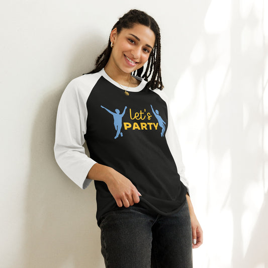 3/4 sleeve raglan shirt