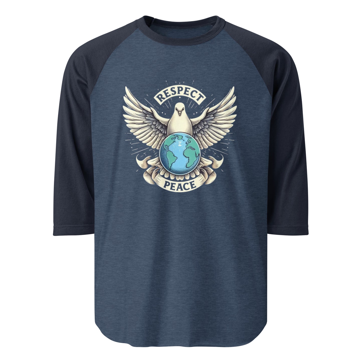3/4 sleeve raglan shirt