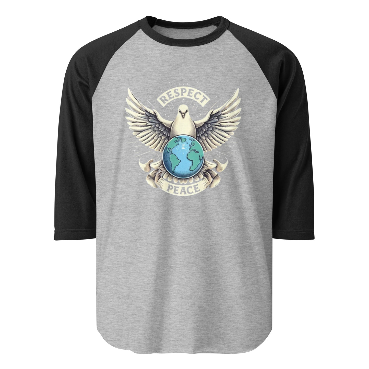 3/4 sleeve raglan shirt