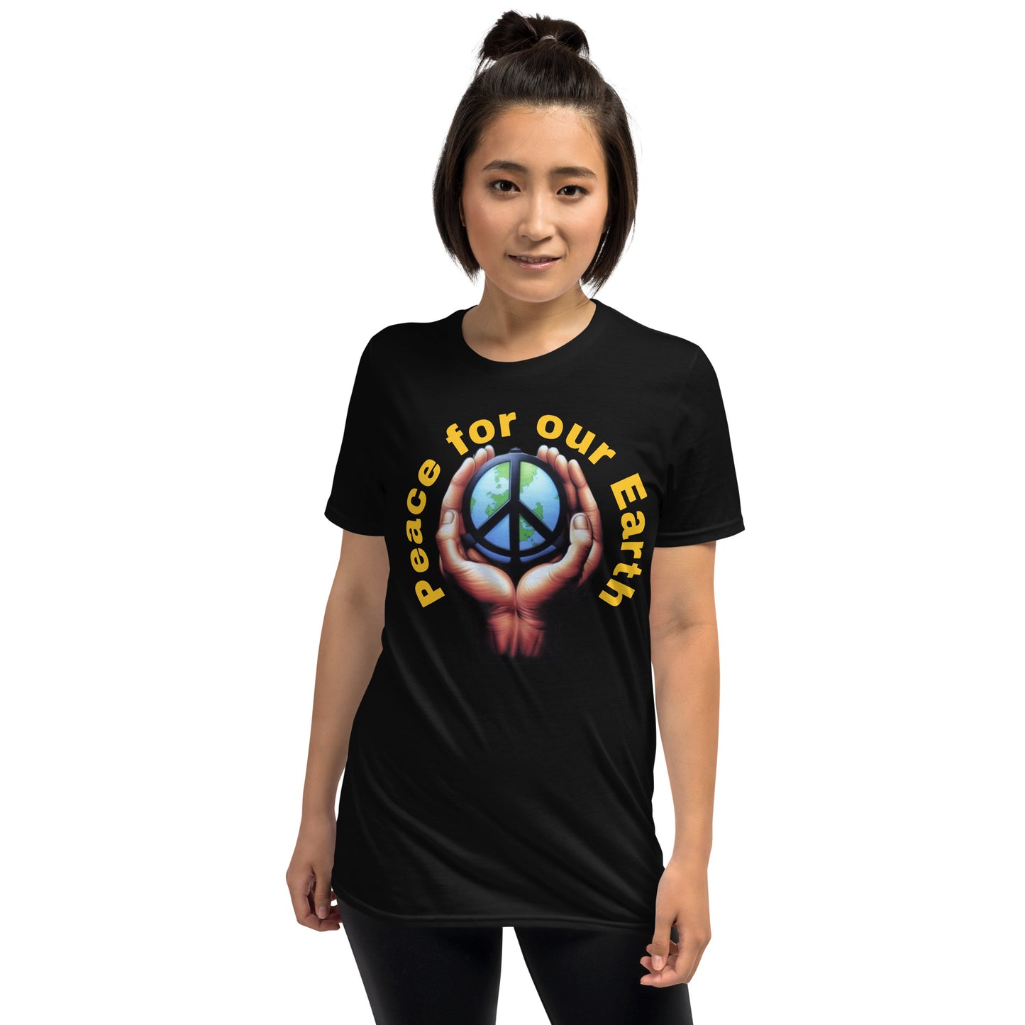 Kurzärmeliges Unisex-T-Shirt für Mann und Frau