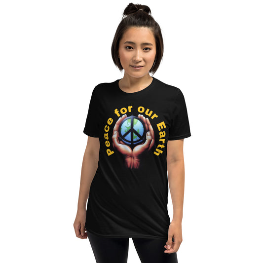 Kurzärmeliges Unisex-T-Shirt für Mann und Frau