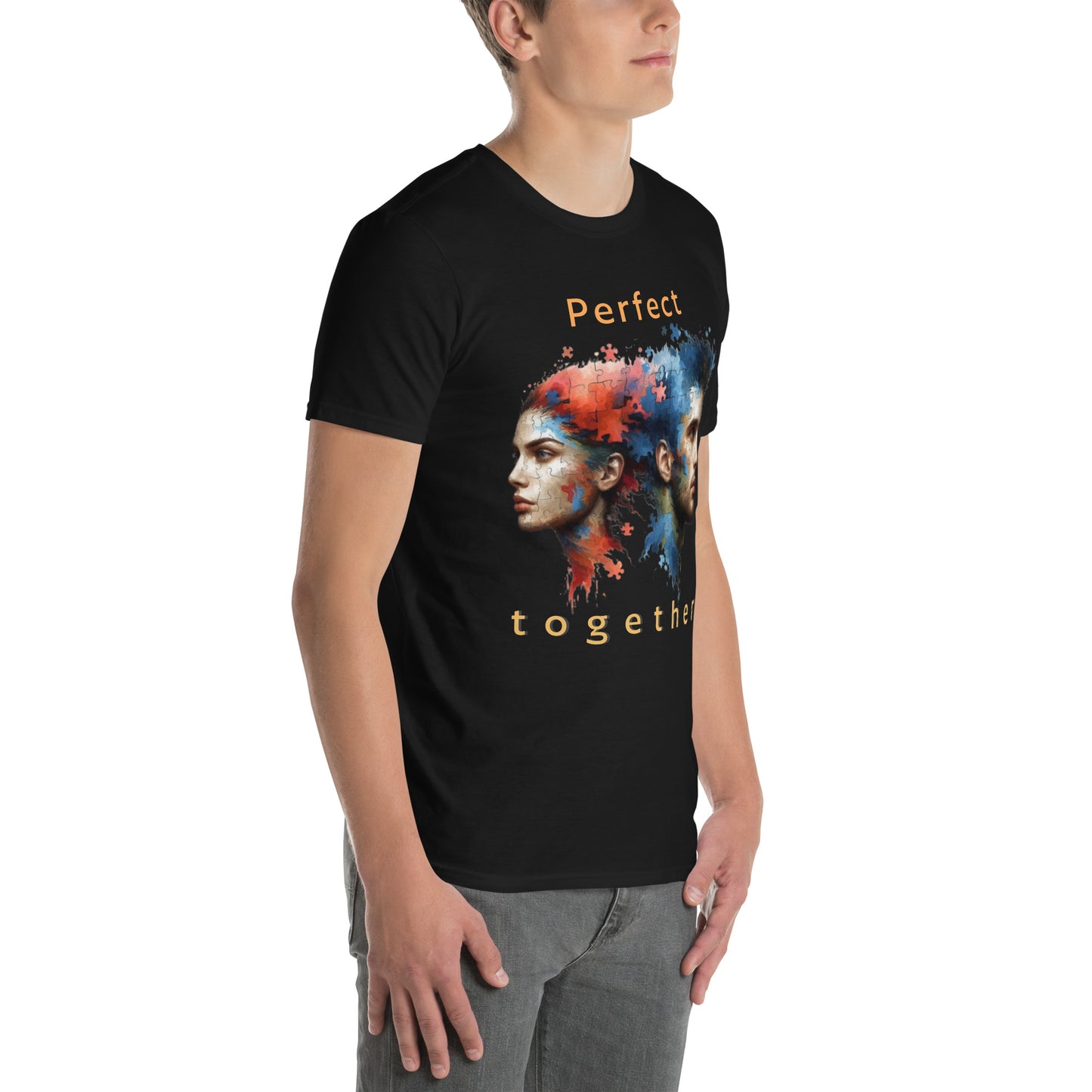 Kurzärmeliges Unisex-T-Shirt