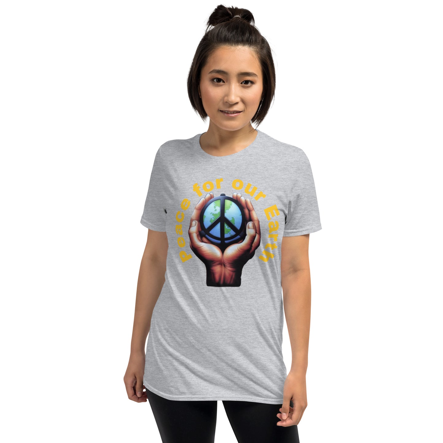 Kurzärmeliges Unisex-T-Shirt für Mann und Frau