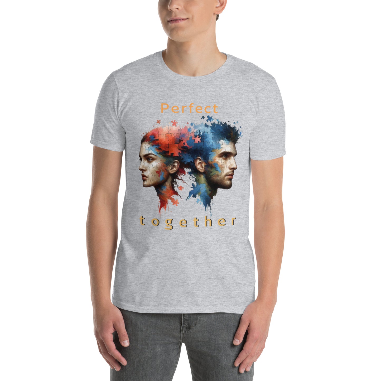 Kurzärmeliges Unisex-T-Shirt
