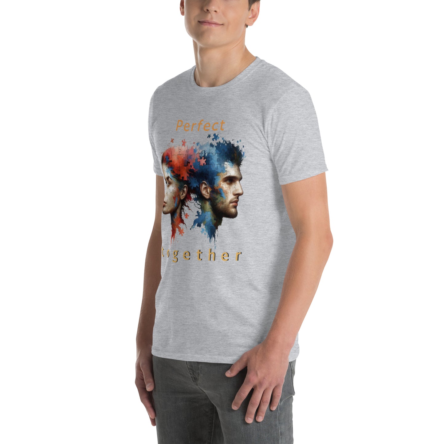 Kurzärmeliges Unisex-T-Shirt
