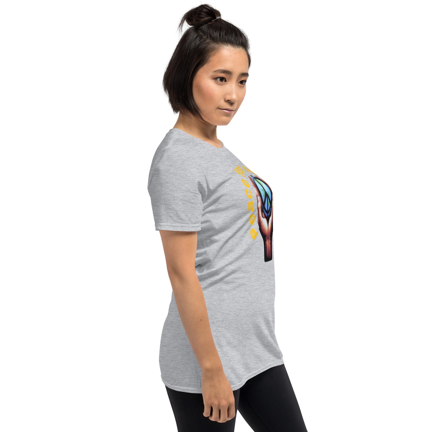 Kurzärmeliges Unisex-T-Shirt für Mann und Frau