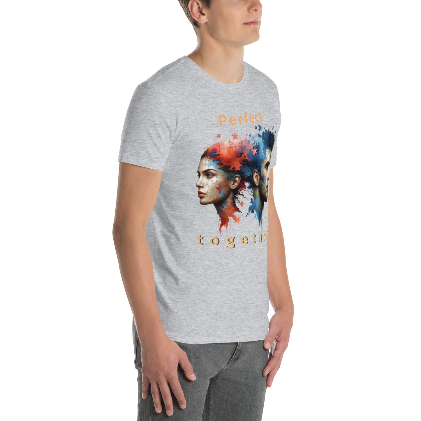 Kurzärmeliges Unisex-T-Shirt
